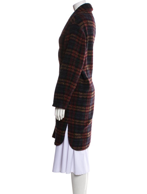 Étoile Isabel Marant Wool Plaid Print Coat