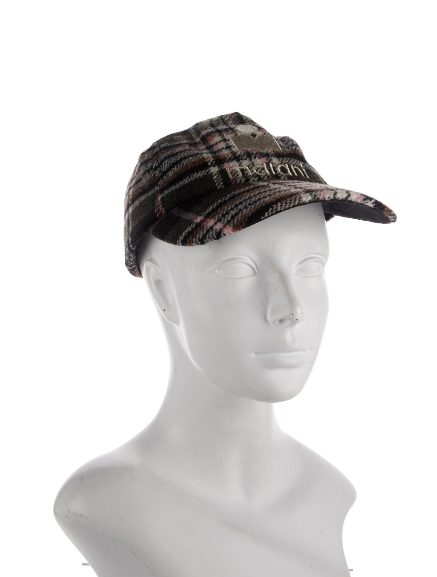 Isabel Marant Patterned Wool Baseball Cap