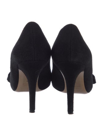 Isabel Marant Suede Bow Accents Pumps