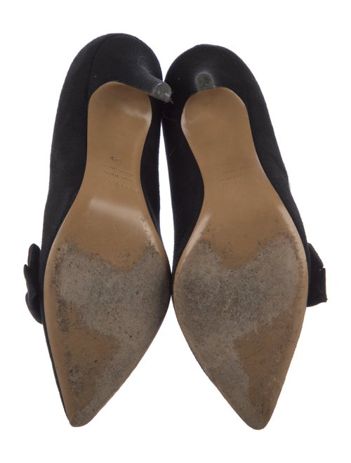 Isabel Marant Suede Bow Accents Pumps
