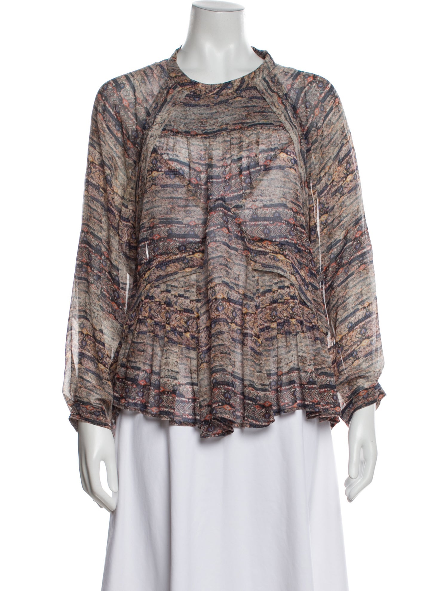 Isabel Marant Silk Printed Blouse