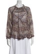Isabel Marant Silk Printed Blouse