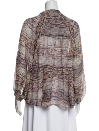 Isabel Marant Silk Printed Blouse