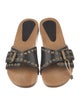 Isabel Marant Leather Printed Slides