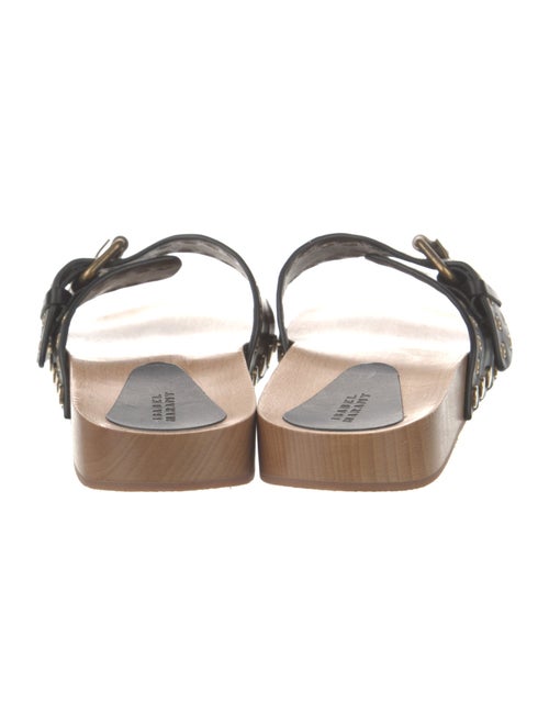 Isabel Marant Leather Printed Slides