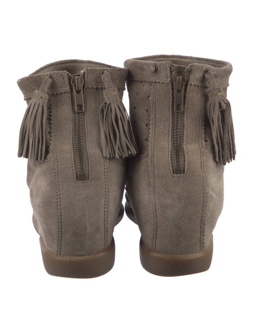 Isabel Marant Suede Lasercut Accents Boots