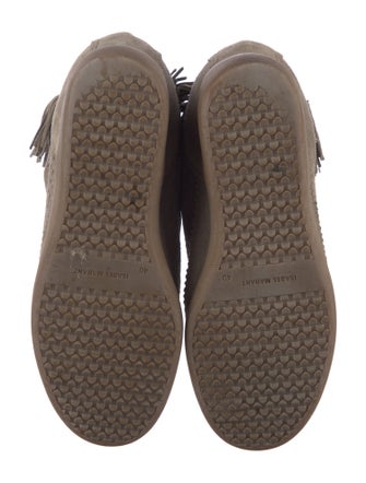 Isabel Marant Suede Lasercut Accents Boots