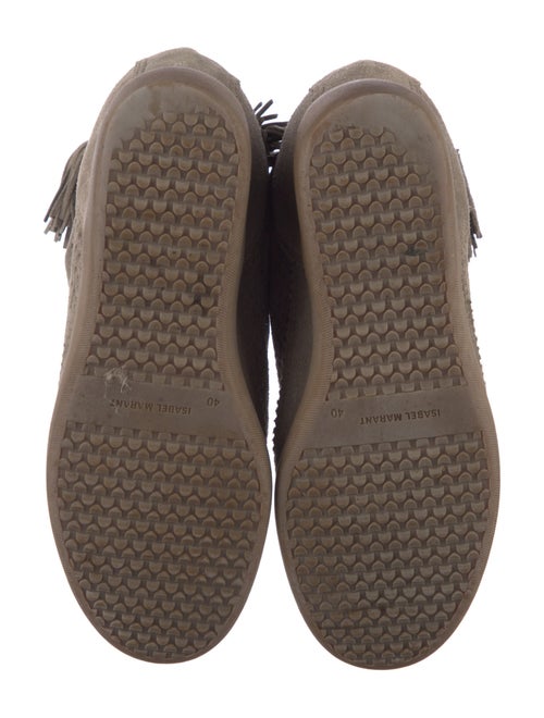 Isabel Marant Suede Lasercut Accents Boots