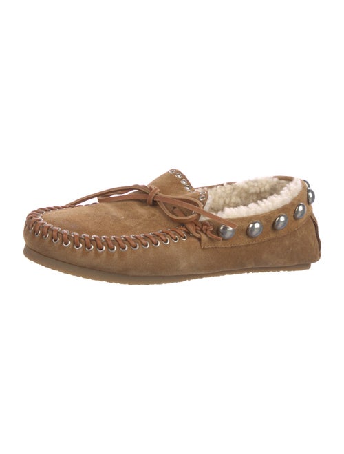 Isabel Marant Suede Bow Accents Moccasins