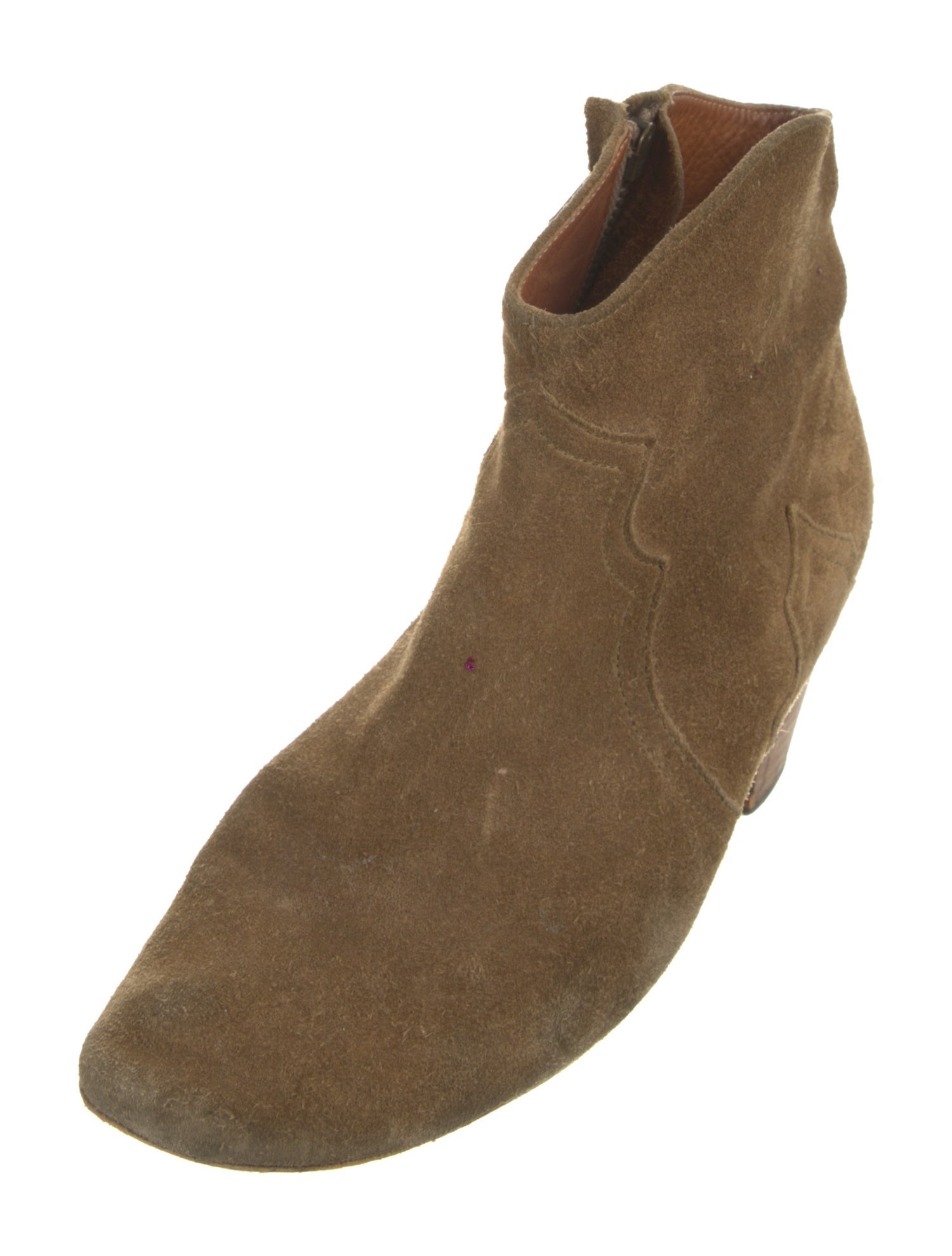 Isabel Marant Suede Western Boots