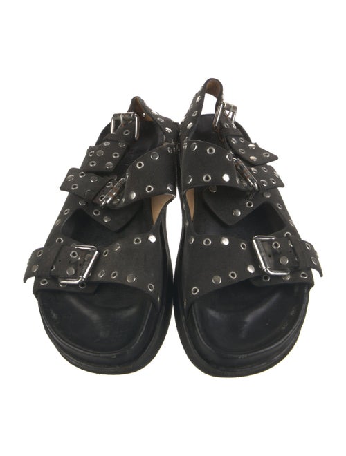Isabel Marant Suede Studded Accents Gladiator Sandals