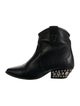 Isabel Marant Leather Studded Accents Western Boots
