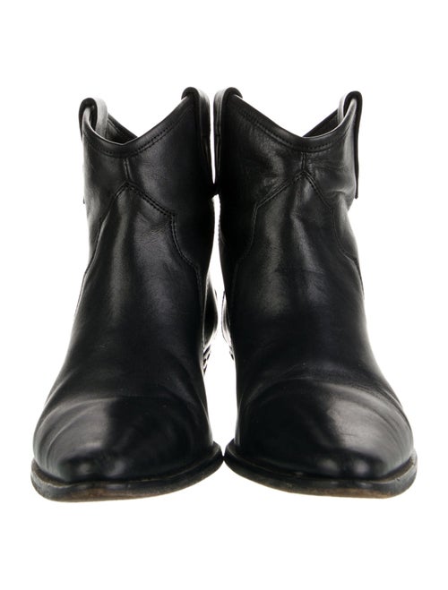 Isabel Marant Leather Studded Accents Western Boots