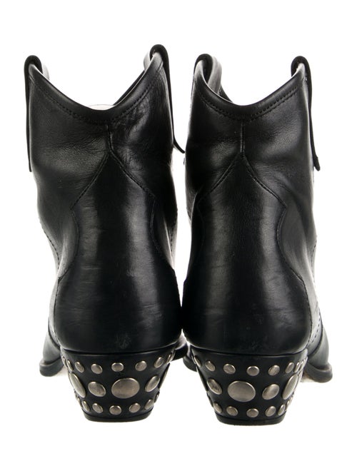 Isabel Marant Leather Studded Accents Western Boots