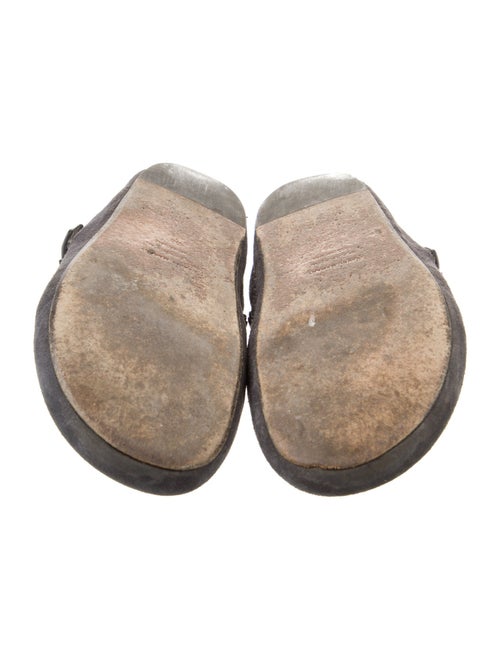 Isabel Marant Suede Fur Trim Mules