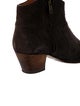 Isabel Marant Suede Colorblock Pattern Western Boots