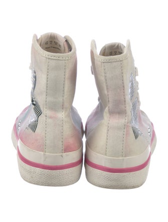 Isabel Marant Canvas Printed Sneakers