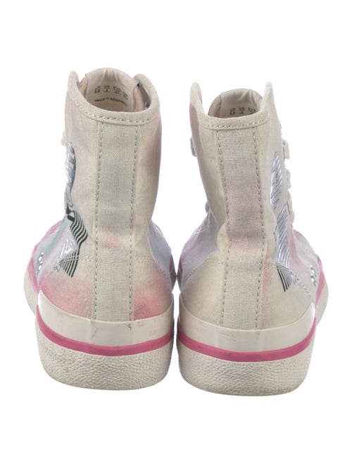 Isabel Marant Canvas Printed Sneakers