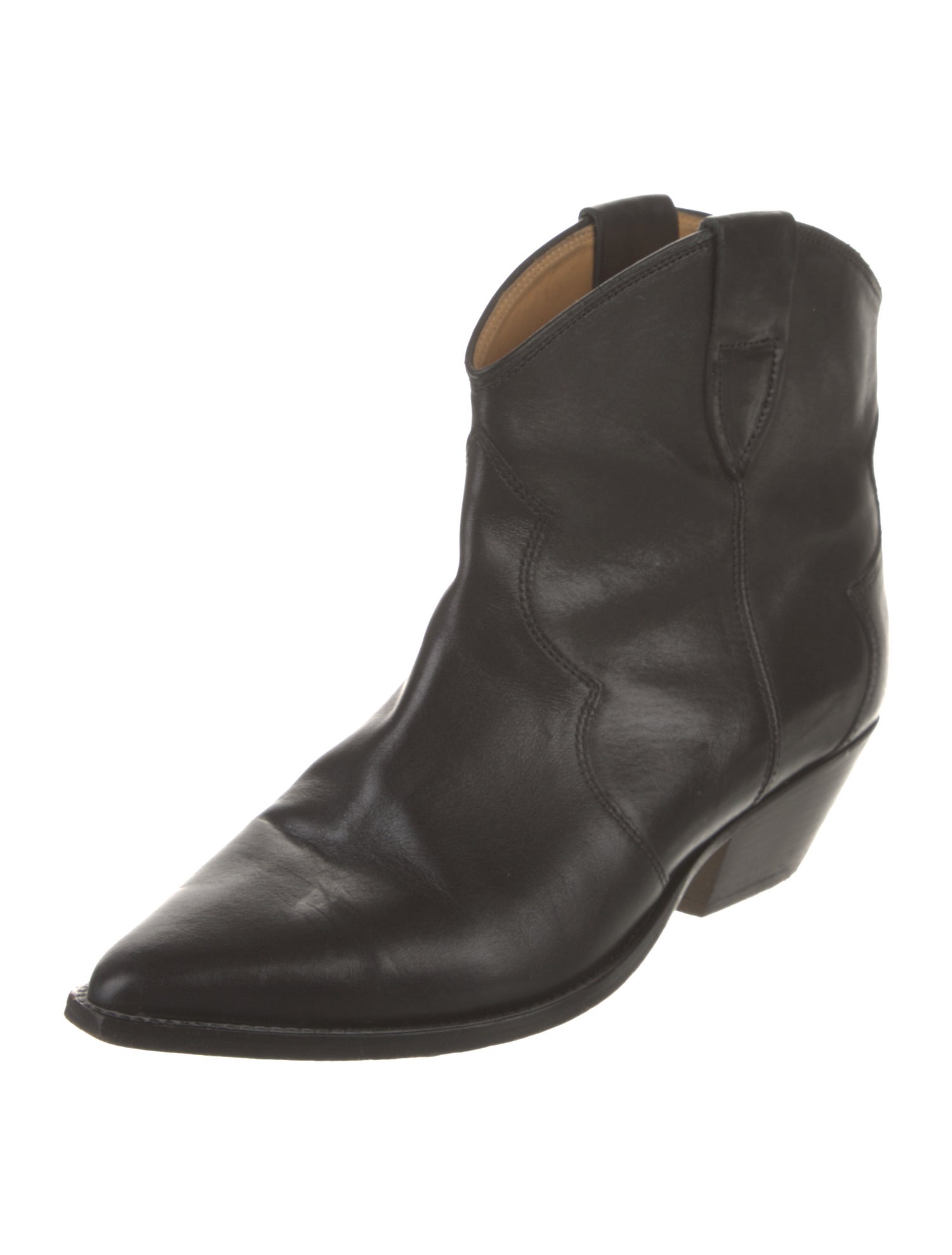 Isabel Marant Leather Western Boots