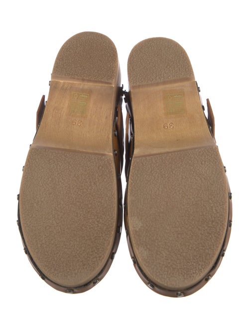 Isabel Marant Leather Studded Accents Mules