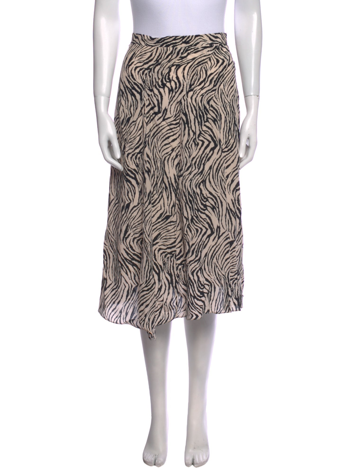 Isabel Marant Silk Midi Length Skirt