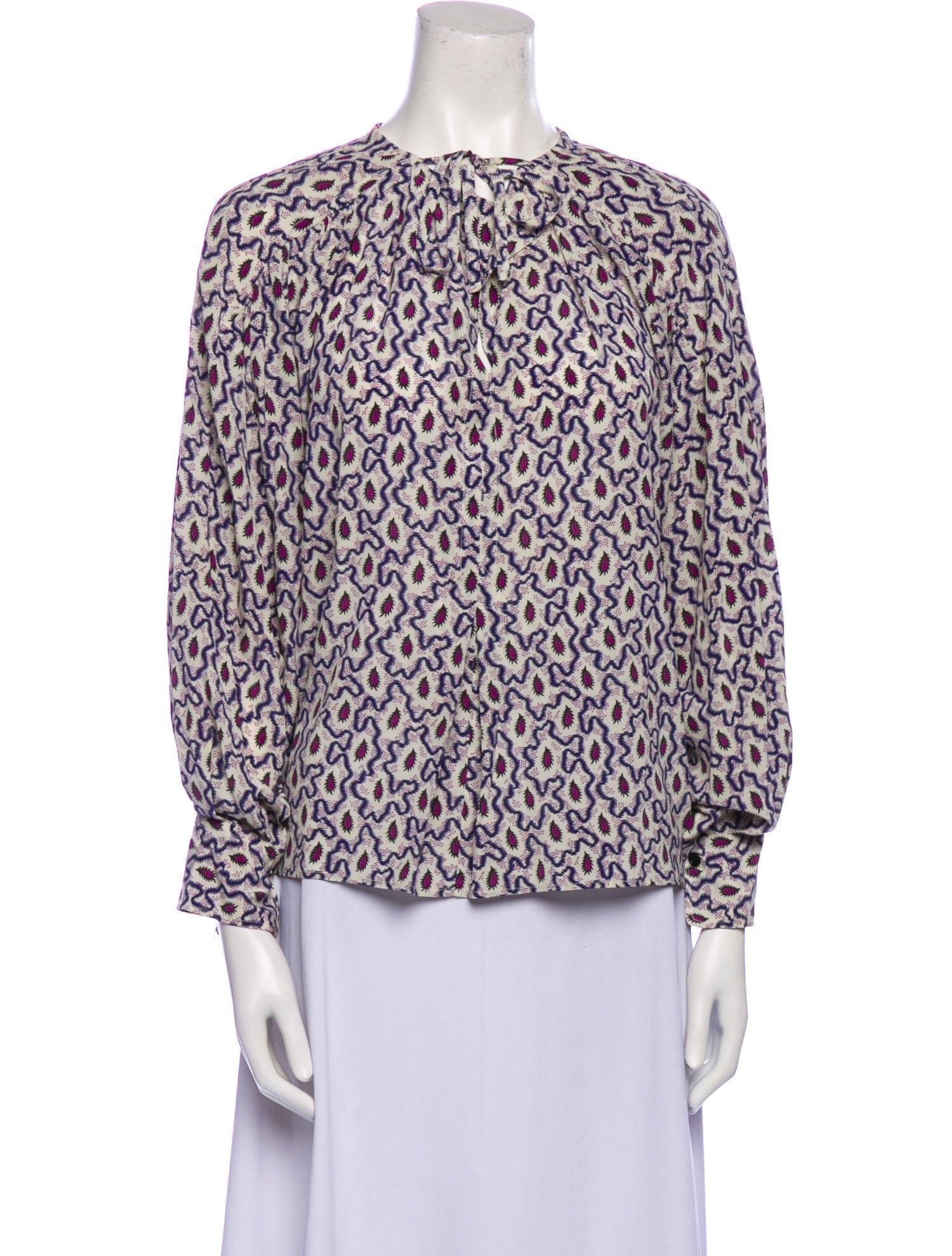 Isabel Marant Silk Printed Blouse