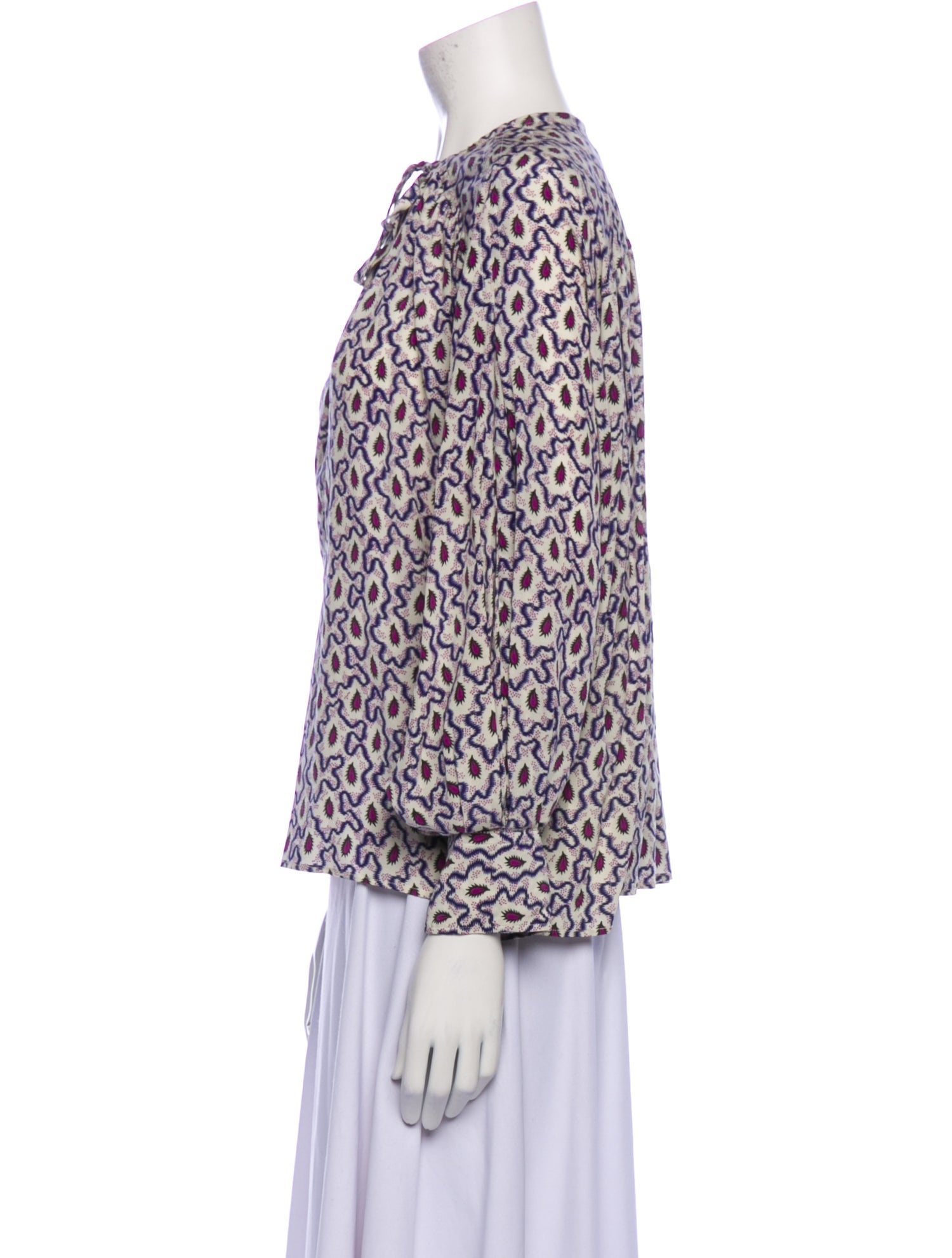 Isabel Marant Silk Printed Blouse