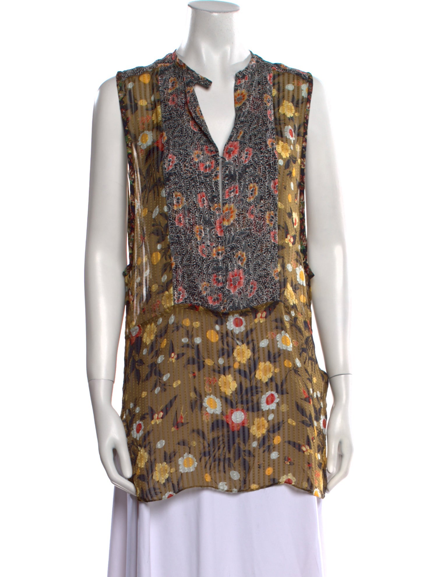 Isabel Marant Silk Floral Print Tunic