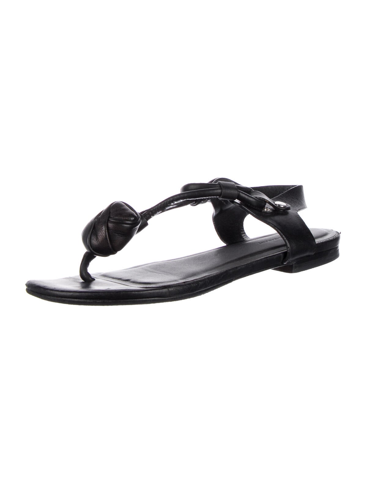 Isabel Marant Leather T-Strap Sandals