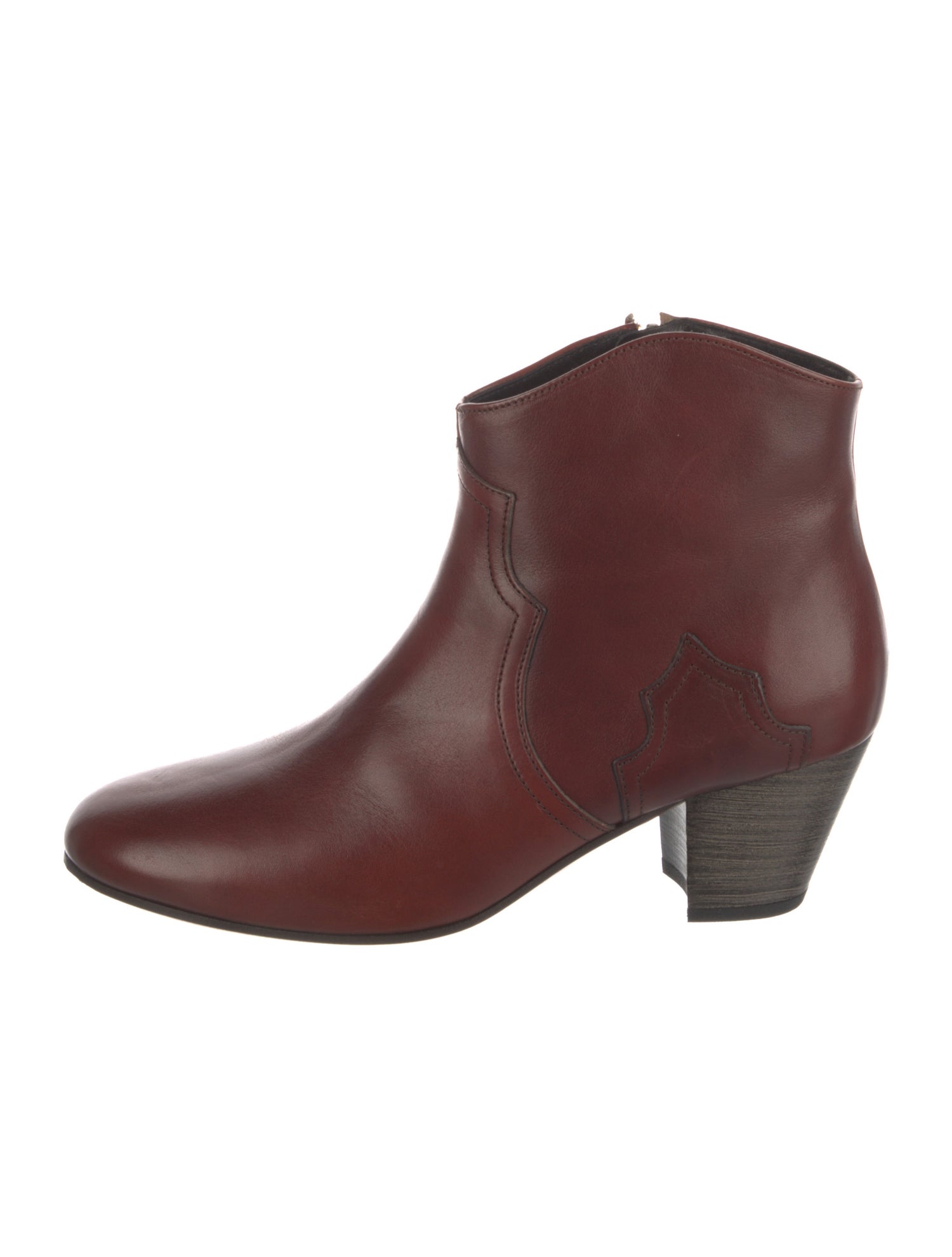 Isabel Marant Leather Western Boots