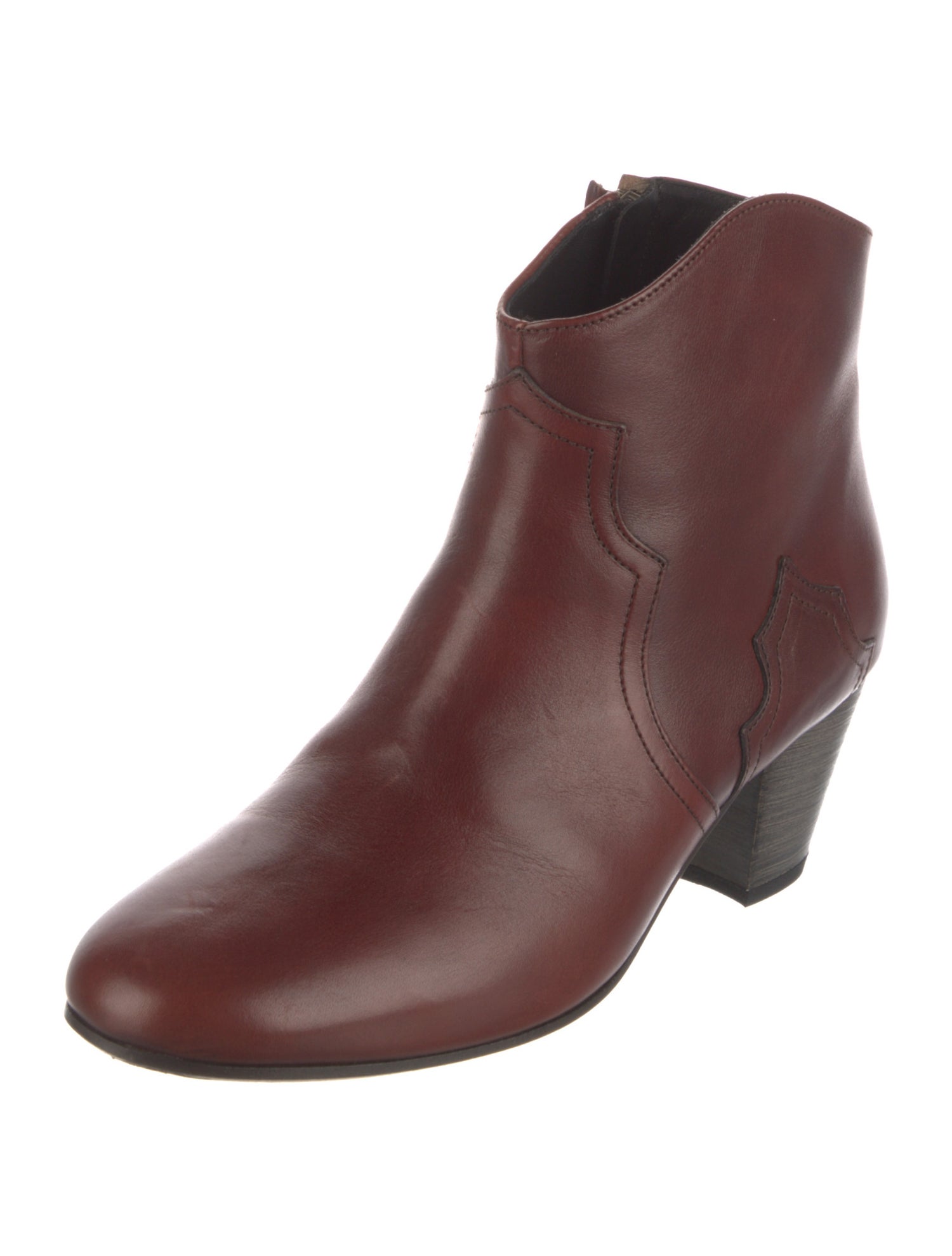 Isabel Marant Leather Western Boots