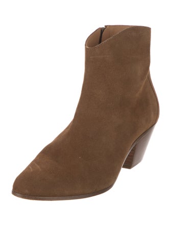 Isabel Marant Suede Western Boots
