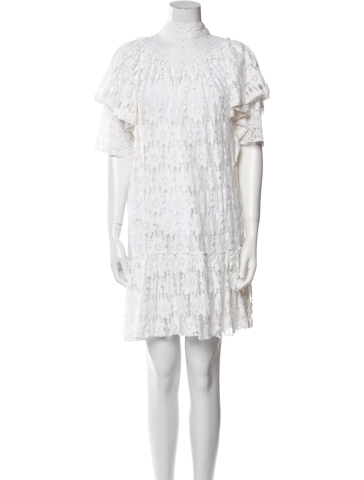 Isabel Marant Mock Neck Mini Dress