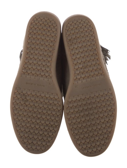 Isabel Marant Suede Lasercut Accents Chelsea Boots