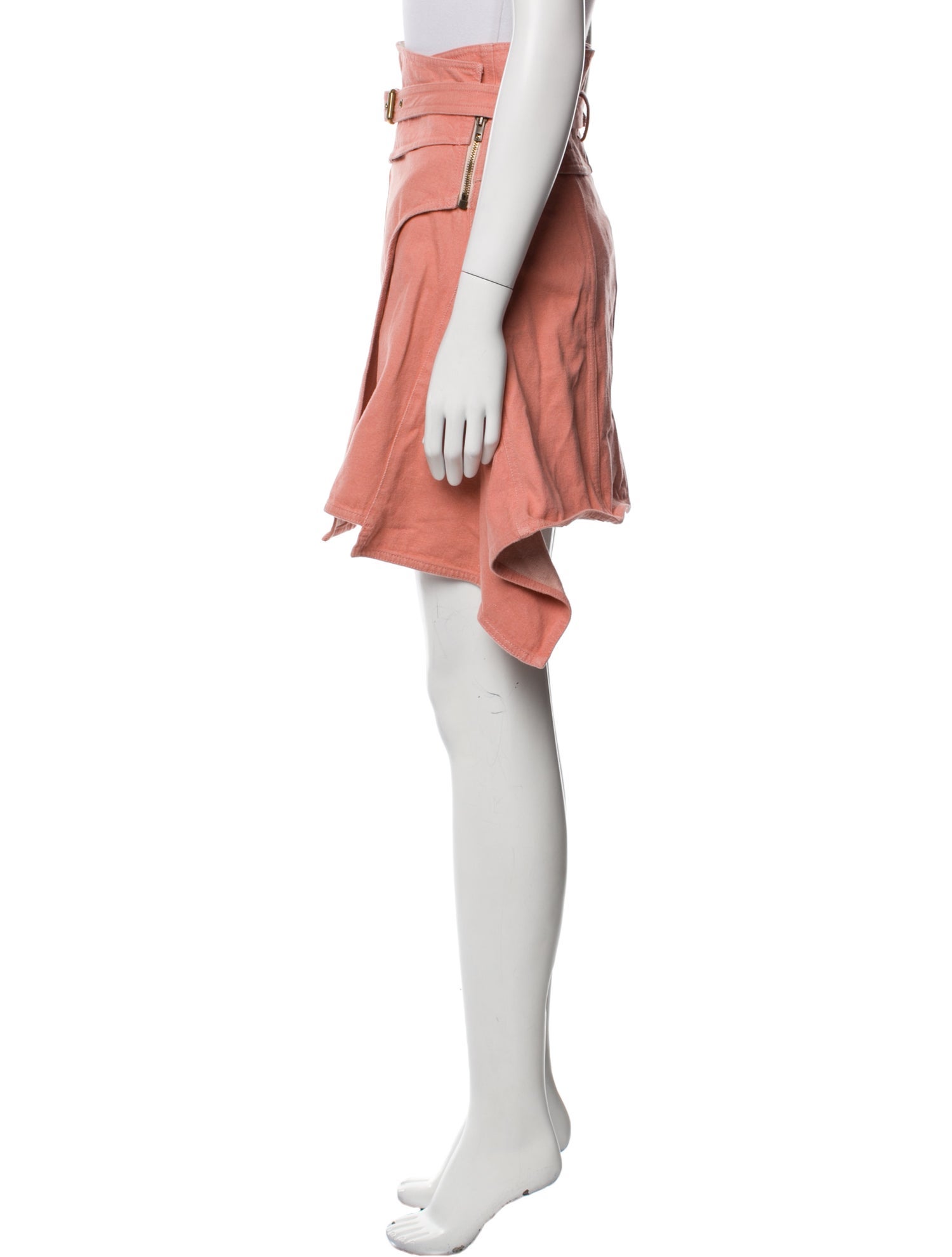 Isabel Marant Pleated Accents Mini Skirt