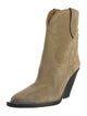 Isabel Marant Suede Western Boots