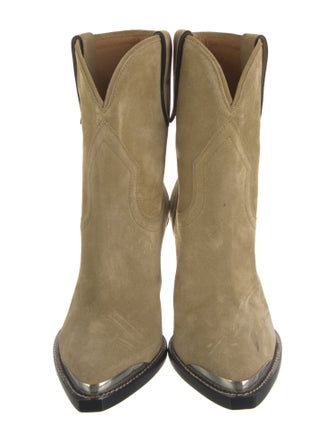 Isabel Marant Suede Western Boots