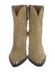Isabel Marant Suede Western Boots