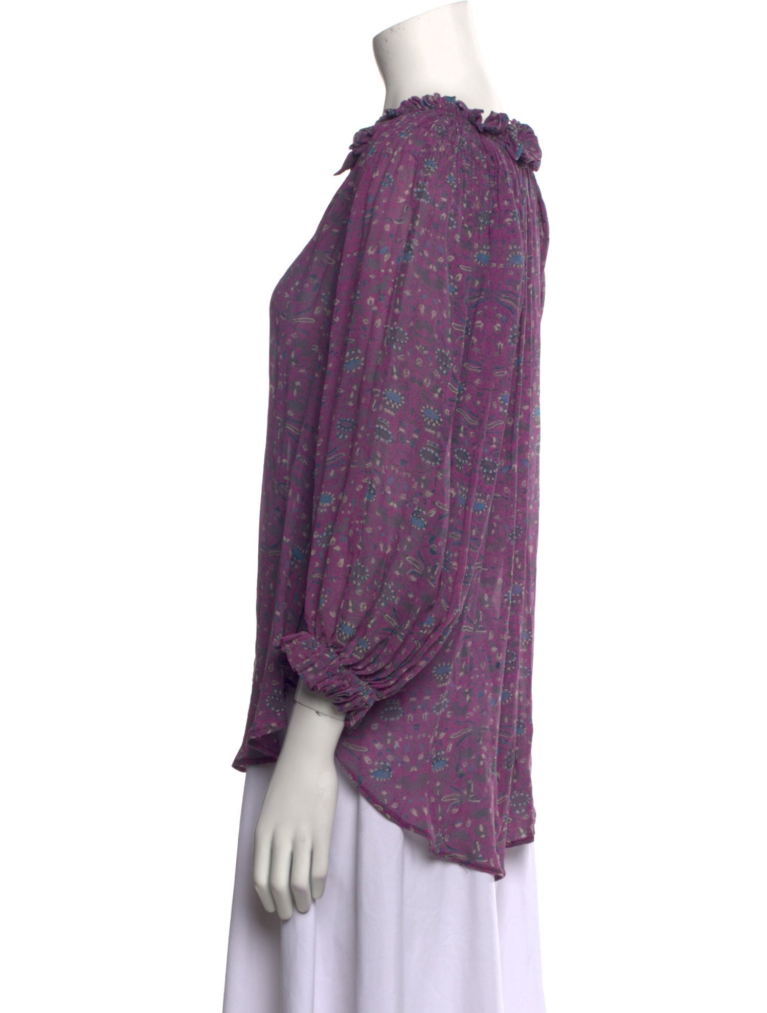 Isabel Marant Silk Printed Blouse