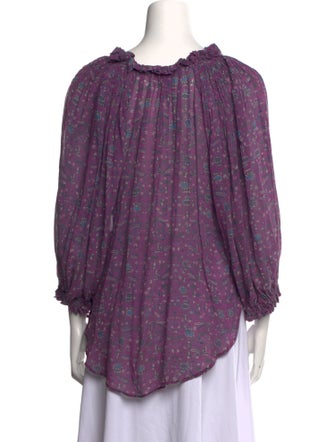 Isabel Marant Silk Printed Blouse