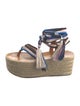 Isabel Marant Raffia Printed Espadrilles