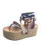 Isabel Marant Raffia Printed Espadrilles