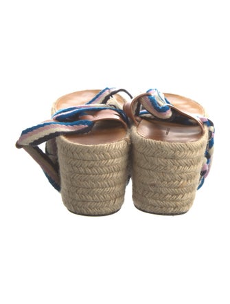 Isabel Marant Raffia Printed Espadrilles