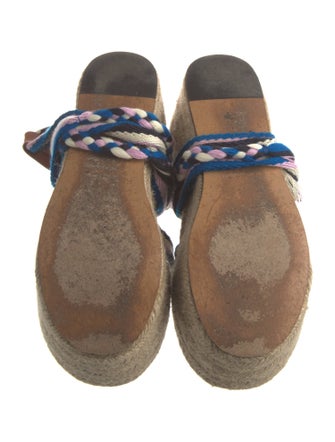 Isabel Marant Raffia Printed Espadrilles