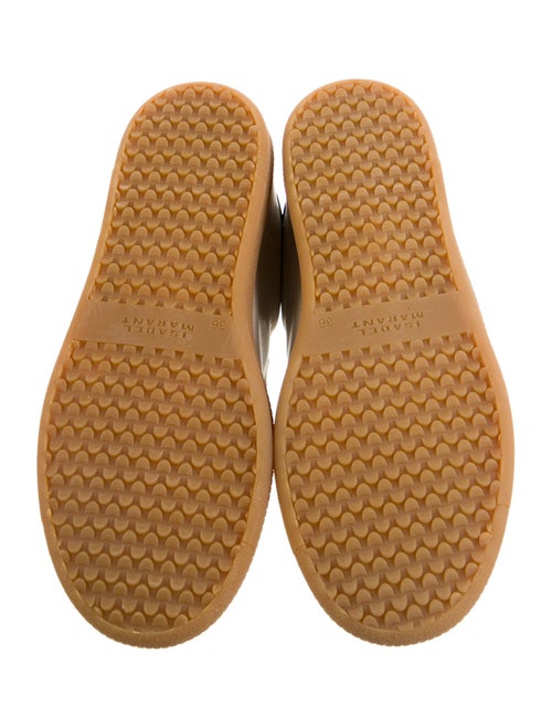 Isabel Marant Leather Printed Sneakers