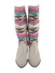 Isabel Marant Suede Printed Sock Boots