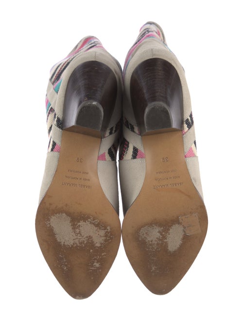 Isabel Marant Suede Printed Sock Boots