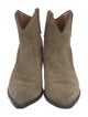 Isabel Marant Suede Western Boots