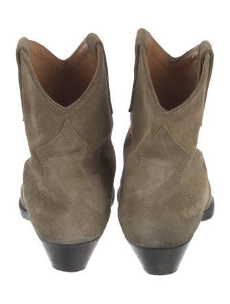 Isabel Marant Suede Western Boots