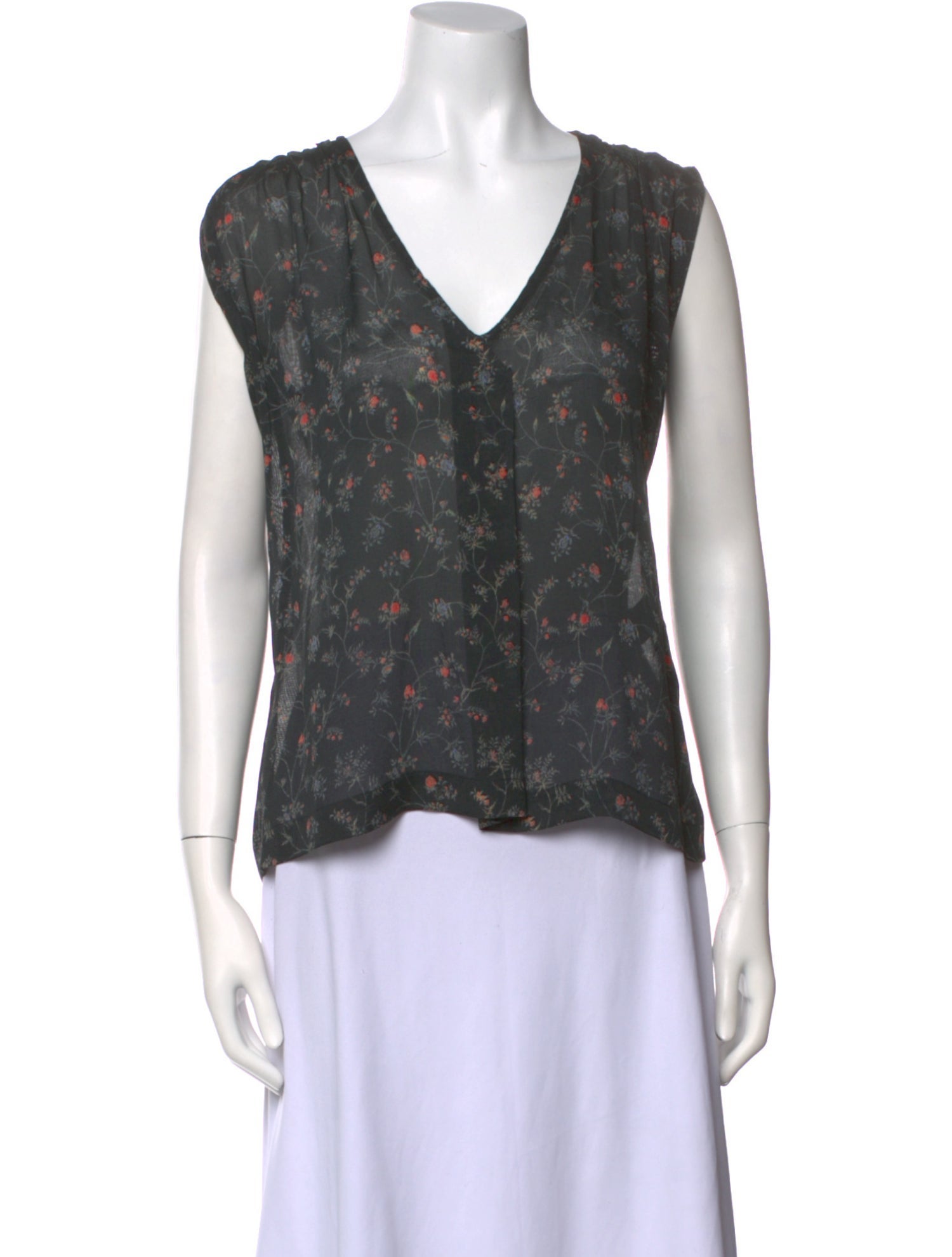 Isabel Marant Silk Floral Print Blouse